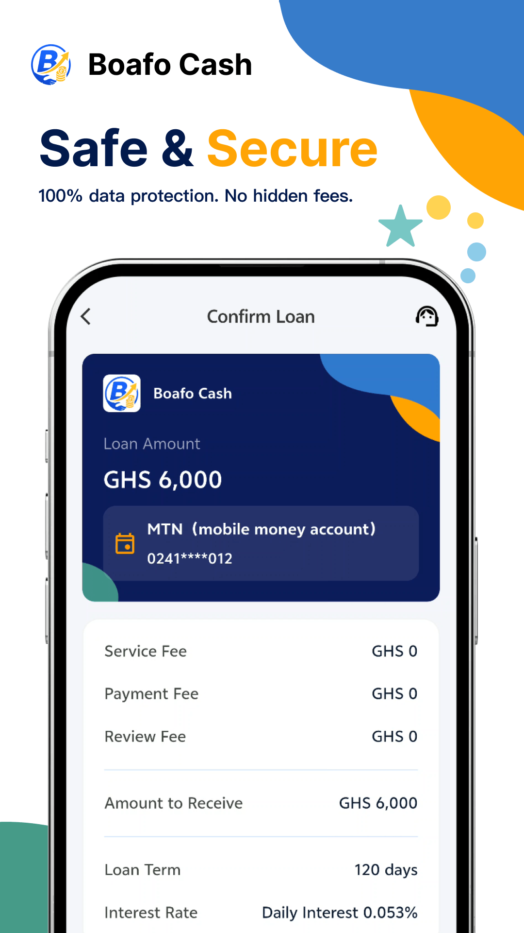 Boafo Cash product screen 4