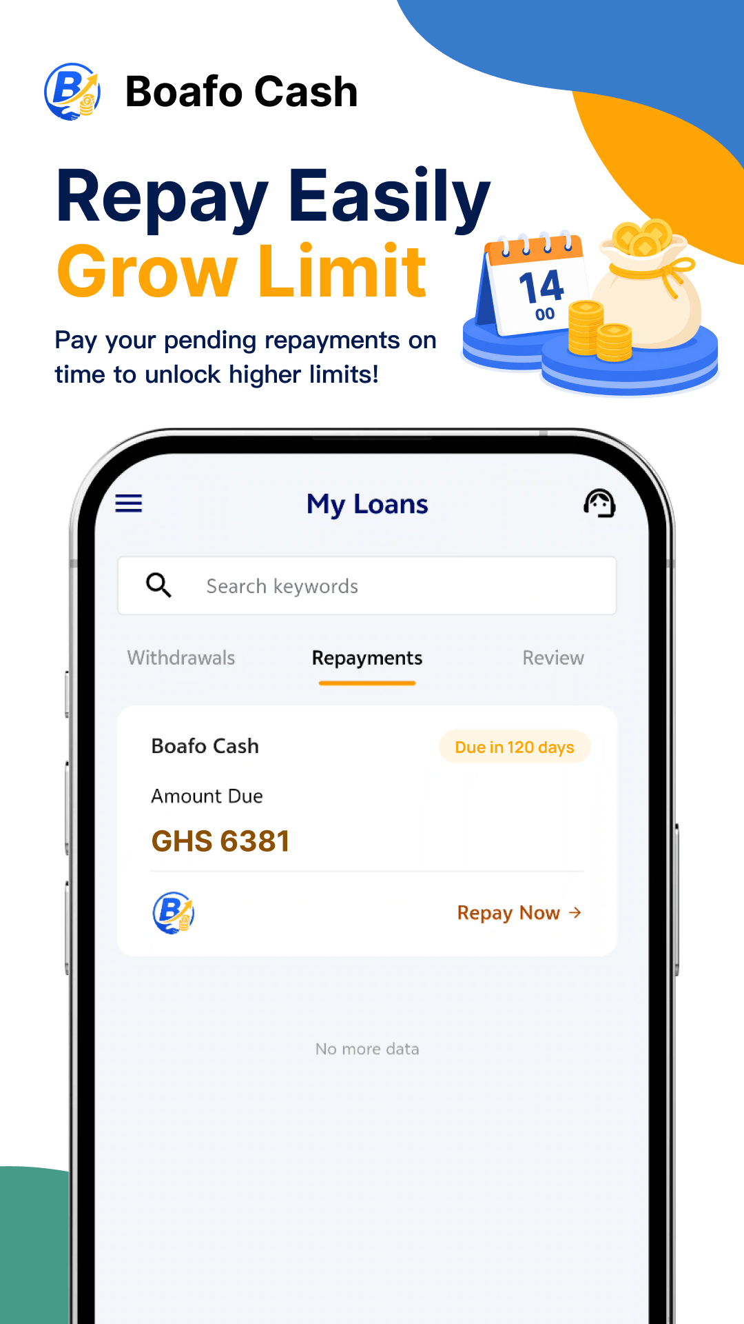 Boafo Cash product screen 5